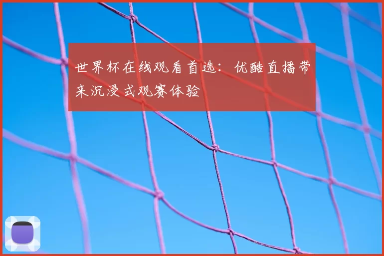 世界杯在线观看首选:优酷直播带来沉浸式观赛体验
