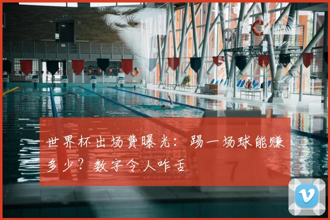 世界杯出场费曝光:踢一场球能赚多少?数字令人咋舌